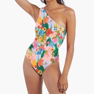Summersalt × Rifle Paper Co Sicily Floral Seamless Sidestroke 1-Piece Swimsuit